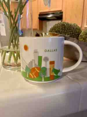 Starbucks Dallas Texas Skyline You Are Here Collection 14 oz Coffee Mug Tea Cup - Sold on eBay May, 19th 2019 for $7.00