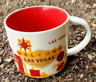 STARBUCKS COLLECTORS 2012 LAS VEGAS YOU ARE HERE COFFEE MUG 14OZ   - Sold on eBay May, 20th 2019 for $8.50