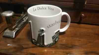 2003 STARBUCKS COFFEE MUG ITALY EDITION LA DOLCE VITA COLLECTOR SERIES BARISTA  - Sold on eBay May, 22nd 2019 for $26.99