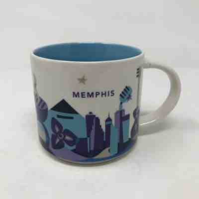 Starbucks You Are Here Memphis Collection Coffee Mug Tea Cup 14 Oz 2013 - Sold on eBay May, 22nd 2019 for $28.99