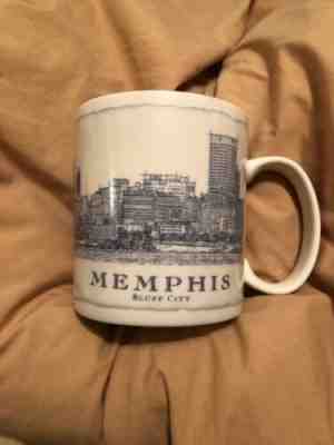Memphis - Bluff City , Starbucks mug 2007 - Used - Sold on eBay May, 15th 2019 for $7.77
