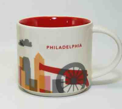 Starbucks Philadelphia YAH “You Are Here” 2014 Series 14oz Collector Coffee Mug - Sold on eBay May, 21st 2019 for $27.49