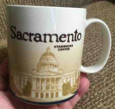 RARE Starbucks Sacramento 2009 Collector Series Mug 16 oz State Capitol Skyline! - Sold on eBay May, 22nd 2019 for $99.95