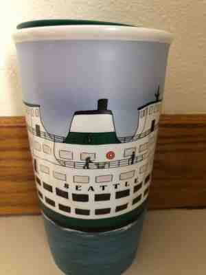 Starbucks Washington Seattle Ferry double wall tumbler 2016 HTF - Sold on eBay May, 16th 2019 for $30.00
