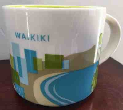 Starbucks Waikiki Hawaii Mug, You Are Here Collection, New w/Original Box 14 Oz. - Sold on eBay May, 21st 2019 for $12.00
