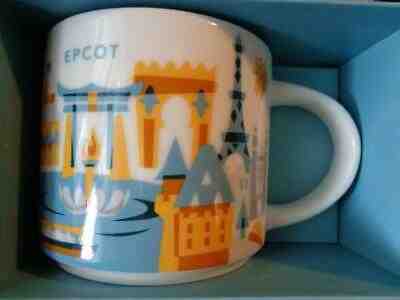 Starbucks You Are Here Disney Epcot Coffee Cup Mug 14 oz - Sold on eBay May, 18th 2019 for $11.50