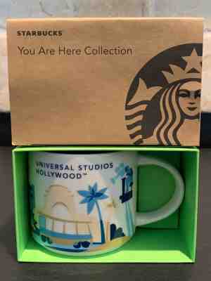 STARBUCKS UNIVERSAL STUDIOS HOLLYWOOD YOU ARE HERE COLLECTION 14oz MUG - NEW - Sold on eBay May, 19th 2019 for $25.00
