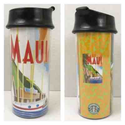 Rare Starbucks Coffee Maui Postage Stamp Series Travel Tumbler Hawaii 2002 - Sold on eBay May, 22nd 2019 for $10.00