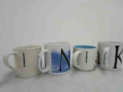 Lot 4 Starbucks Collector City 16oz 14oz Mug Maui Kona - Sold on eBay May, 19th 2019 for $9.99