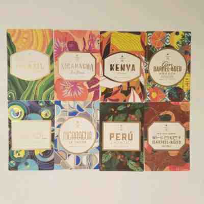 8 Starbucks Seattle Reserve taster cards Nicaragua La Roca Brazil 2 Barrel Aged  - Sold on eBay May, 21st 2019 for $7.99