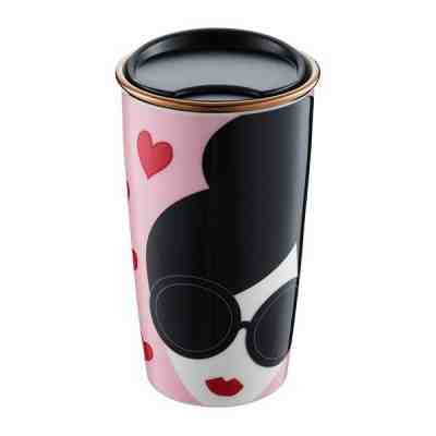 Starbucks 2018 Alice+Olivia heart double wall mug 12oz - Sold on eBay May, 22nd 2019 for $44.00