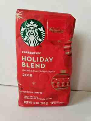 Starbucks Holiday Blend 2018 Medium Roast Ground Coffee 10 oz Exp July 2019 - Sold on eBay May, 19th 2019 for $14.00