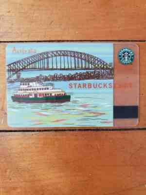 STARBUCKS GIFT CARD 2006 Australia.  Pin unused - Sold on eBay May, 22nd 2019 for $15.00