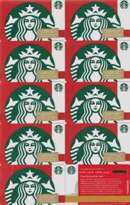 10 2018 STARBUCKS HOLIDAYS GIFT CARDS ~SIREN GREEN MERMAID~ NO VALUE PIN COVERED - Sold on eBay May, 20th 2019 for $10.00