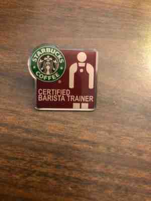 2010 New Starbucks  Certified Barista TRAINER Pin Original Packaging Old Logo - Sold on eBay May, 20th 2019 for $15.00