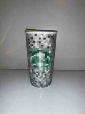 Starbucks 2012 RODARTE Ceramic Coffee Travel Tumbler Tea Mug Pixel 12oz - Sold on eBay May, 22nd 2019 for $5.10