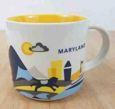Starbucks Maryland "YOU ARE HERE" Collection YAH Retired Mug 14 oz EUC - Sold on eBay May, 16th 2019 for $23.99