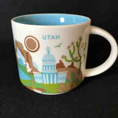 UTAH Starbucks Mug, Blue - You Are Here YAH Collection Series 2016 - Sold on eBay May, 22nd 2019 for $20.00
