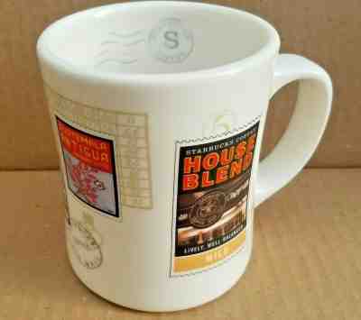 2002 STARBUCKS COFFEE BARISTA MUG AIR MAIL STAMPS PANAMA SUMATRA YUKON FREE SHIP - Sold on eBay May, 17th 2019 for $14.99