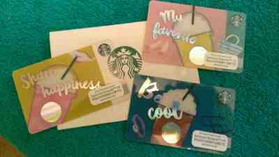Summer in JAPAN! STARBUCKS Summer Trio of Gift Cards w/1 Japan Sleeve US Seller - Sold on eBay May, 22nd 2019 for $8.69