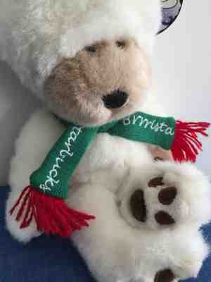 Collectible STARBUCKS Brrrista Bear 1998 w Tag Stuffed Bear Polar Bear Hood - Sold on eBay May, 18th 2019 for $15.00