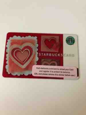 2006 Valentines Love Hearts Red Starbucks Gift Card No Value 6031 - Sold on eBay May, 18th 2019 for $6.50