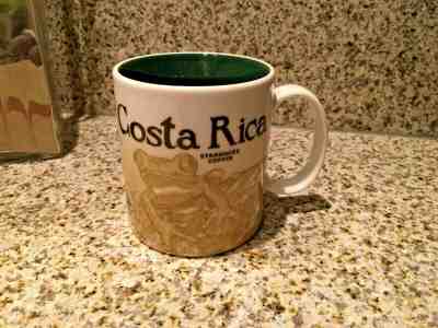 Costa Rica Starbucks Coffee Mug Collectible Global Icon 2013 - Sold on eBay May, 19th 2019 for $55.00