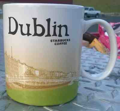 2013 16 oz. DUBLIN IRELAND Starbucks Mug Global Icon City Series - Sold on eBay May, 21st 2019 for $17.00