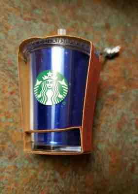Disneyland 60th Anniversary Diamond STARBUCKS Cold Cup Tumbler ORNAMENT Disney - Sold on eBay May, 21st 2019 for $12.00