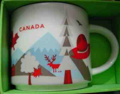 Starbucks Coffee Mug Cup CANADA 'You Are Here' Mug Cup NIB - Sold on eBay May, 21st 2019 for $27.00