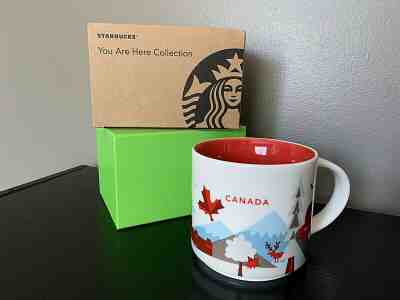 Starbucks Canada Mug You Are Here Collectors Coffee Cup 2017 - 14 oz NIB - Sold on eBay May, 18th 2019 for $23.50
