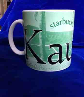 Starbucks Mug Kauai Collector Series 20 oz Beach Palm Tree ~ Mint 2007 - Sold on eBay May, 7th 2019 for $15.99