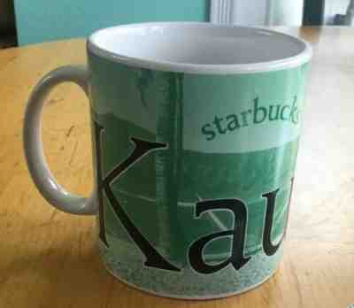 Starbucks Mug Kauai Collector Series 20 oz 2005 Beach Palm Tree - Sold on eBay Apr, 14th 2019 for $10.98