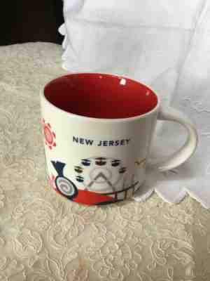 Starbucks You Are Here Collection Coffee Mug New Jersey 14 0z -2016 Release Year - Sold on eBay May, 22nd 2019 for $15.88