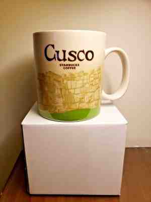 NEW Starbucks Coffee CUSCO PERU Global Icon Series Mug 16 oz size cup - Sold on eBay May, 22nd 2019 for $39.95
