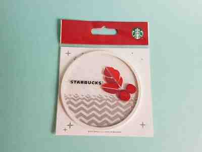 Starbucks korea coaster / 2013 christmas white rubber coaster - Sold on eBay May, 22nd 2019 for $4.50