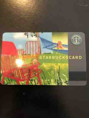 STARBUCKS CARD "SUMMER RED CHAIR 2004" (RARE) - Sold on eBay May, 21st 2019 for $5.30