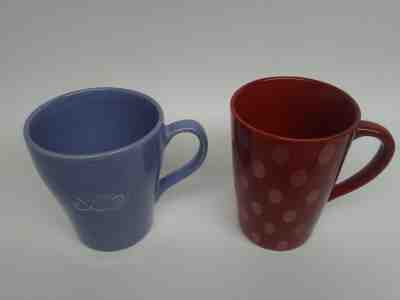 Starbucks Coffee Mugs 2005 Red 2006 Light Blue Pre-owned 2 Lot - Sold on eBay May, 21st 2019 for $20.00