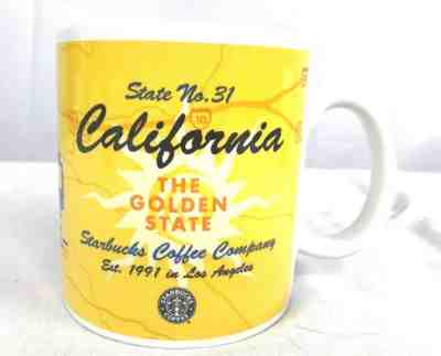 Vintage Starbucks 1999 Mug California State  The Golden State 20 fl oz - Sold on eBay May, 19th 2019 for $15.95