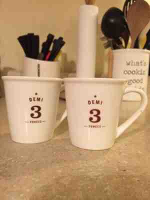 2 STARBUCKS COFFEE DEMI 3OZ ESPRESSO CUPS 2010 - Sold on eBay May, 22nd 2019 for $9.99