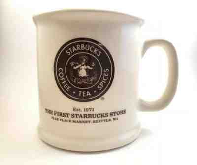 Vintage Starbucks Mug Pike Place Nude Siren Mermaid Ivory Ceramic Est 1971 - Sold on eBay May, 22nd 2019 for $12.00