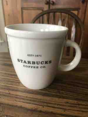 2001 Starbucks Barista Collectible Coffee Mug Cup Established 1971 18oz. - Sold on eBay May, 21st 2019 for $9.00