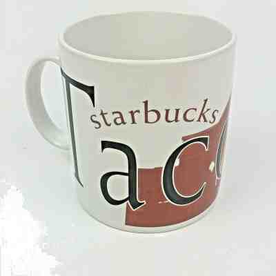 Starbucks City Mug "Tacoma" Wa 1994 Coffee Tea Lg Cup Collector Series Red Black - Sold on eBay May, 17th 2019 for $17.50