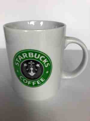 1990 Starbucks Original Green With Black Siren Logo White Mug - Sold on eBay May, 21st 2019 for $12.00