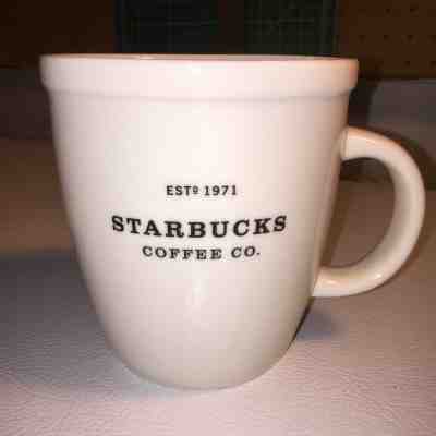 2001 Starbucks Large White Coffee Mug Cup - BARISTA - FREE SHIPPING - Sold on eBay May, 21st 2019 for $25.99