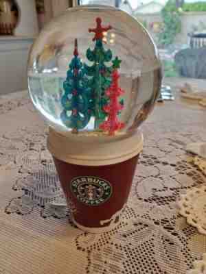 STARBUCKS COFFEE COMPANY HOLIDAY CHRISTMAS TREE SNOW GLOBE 2006 - Sold on eBay May, 22nd 2019 for $9.95