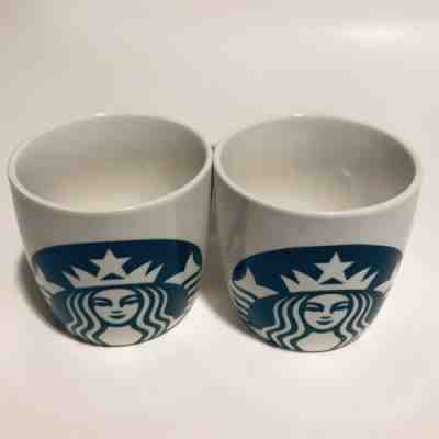 NEW Set Of 2 Starbucks 14 oz White Coffee Cup Mug With Large Mermaid Design - Sold on eBay May, 21st 2019 for $16.00