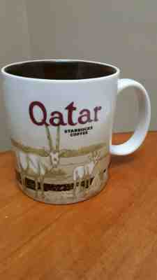 Starbucks 2012 Global Icon Series 16 fl. oz. Ceramic Coffee Mug - Qatar - Sold on eBay May, 18th 2019 for $33.33