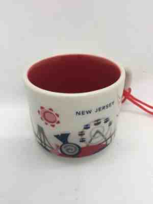 Starbucks You Are Here Ornament New Jersey Ceramic Cup No Box - Sold on eBay May, 22nd 2019 for $5.00