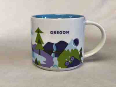 Starbucks Oregon You Are Here Coffee Mug Collection Cup 14 Oz 2016  - Sold on eBay May, 21st 2019 for $11.99